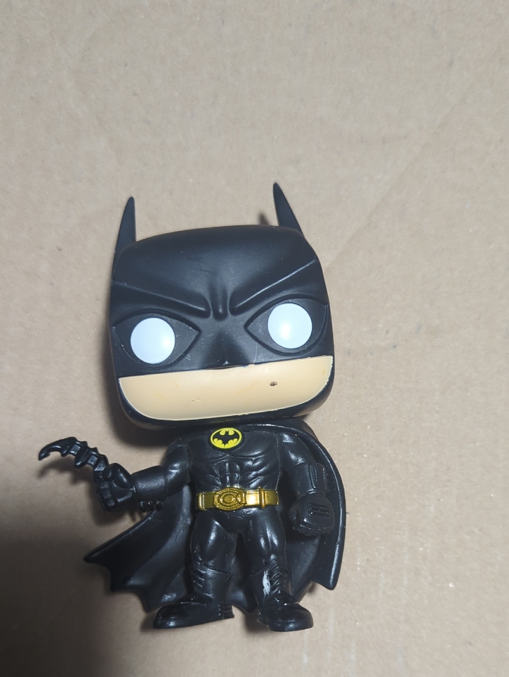 Funko Batman Black Vinyl Figure with Yellow and Gold Accents